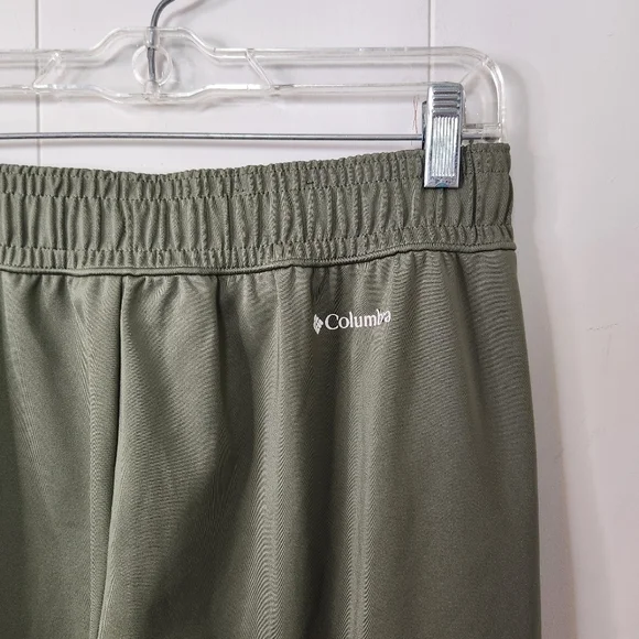 Columbia Green Pull On Pants Elastic Waistband Joggers Activewear Hiking Casual - Picture 5 of 12